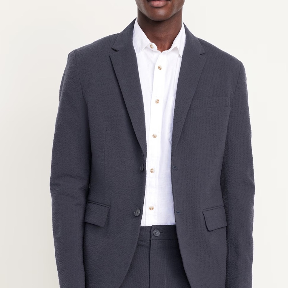Seersucker Blazer